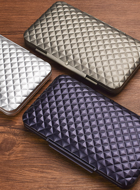 3CM雪茄保湿盒雪茄盒便携 超薄铝制便携 5支装铝合金雪茄盒高档