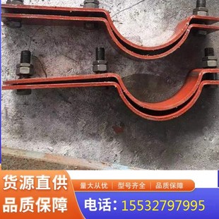 长短管夹A12A13双孔三孔管夹管夹固定夹不锈钢管夹滑动管道支座