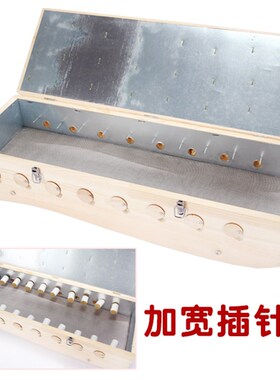 木制督脉灸艾灸盒家用背部全身大号艾灸箱器具脊椎S型龙骨艾灸床