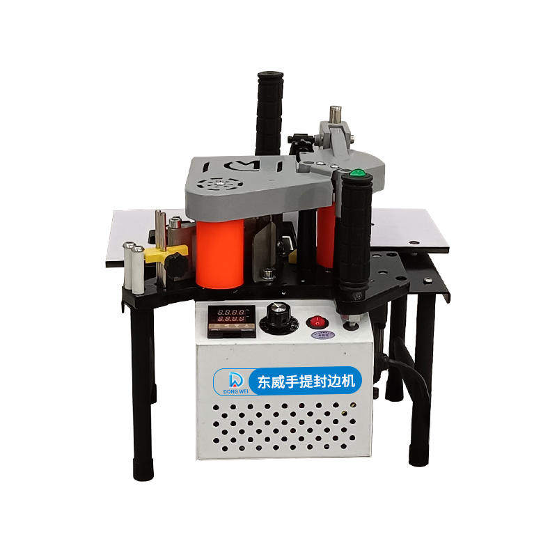 东威手提式封边机木工家装小型手持便携式异形家用生态板手动断带