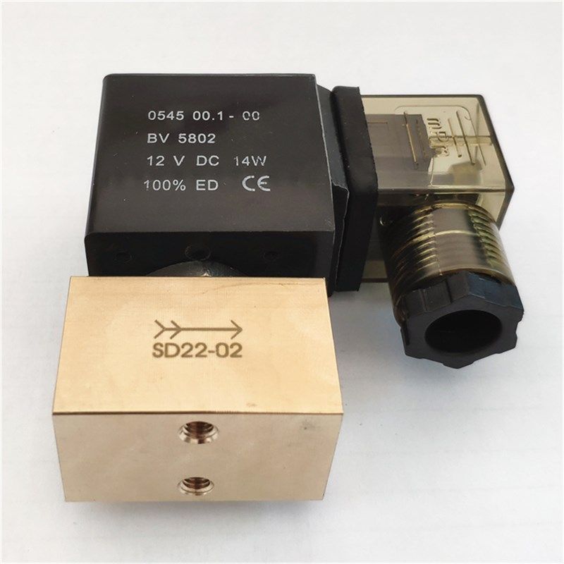 JT/SD22-02二位两通高压电磁阀 通径2MM 常闭阀耐压8Mpa 水阀气阀