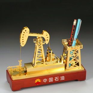 金属动静态抽油机仿真模型塔里木大庆油田磕头机S井架采油可印字