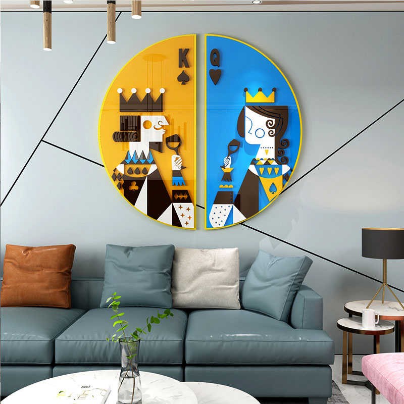 沙发电视背景墙面贴纸壁画餐客厅床头卧室装饰品房间布置家居创意