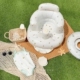 milkygardenins婴幼儿宝宝防摔充气学坐椅餐椅浴凳多功能小沙发