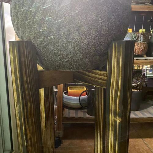 实木架子底座水缸木架花盆架鱼缸架酒坛架手推小石磨架子托盘酒缸