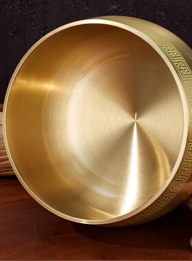 纯铜日式心经精品铜磬寺庙法器铜庆钵碗钵音碗佛音碗乐器佛具用品