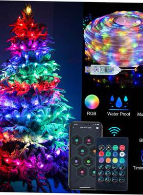 5/10M Christmas Strip Light String Garland Lights Christmas