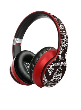 Wireless Bluetooth Headphones Over Ear Headest Graffiti 蓝牙