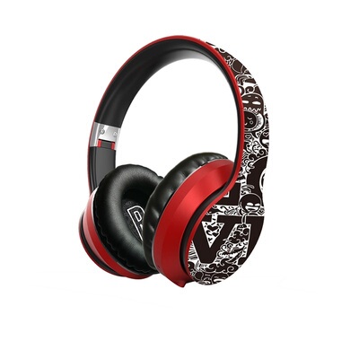 Wireless Bluetooth Headphones Over Ear Headest Graffiti 蓝牙