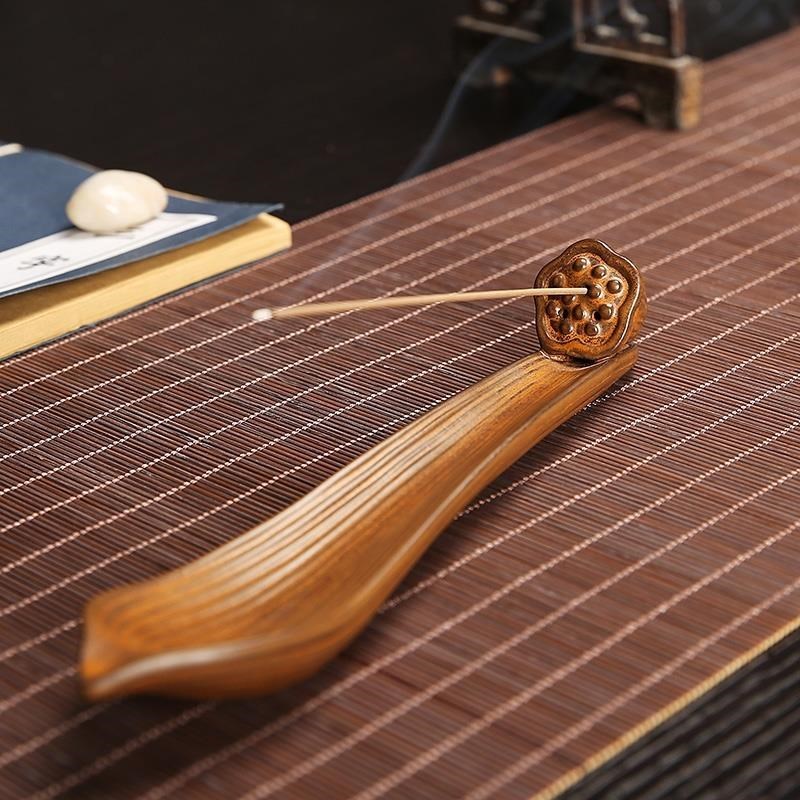 sandalwood incense burner incense holder ceramic lotus b