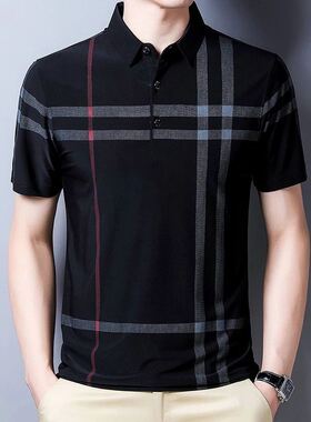 Mens Shirts Summer Polo Shirt Men Tops Casual T-shirt Mens