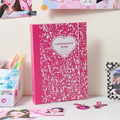 A5 6 ring Kpop Binder photocard Holder Book Album Protectors