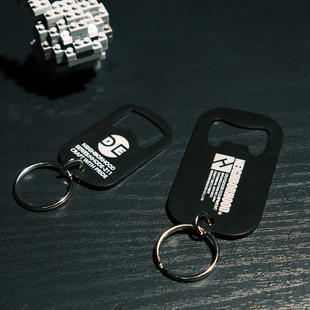 NBHD潮牌不锈钢开瓶器汽水饮料起子钥匙扣啤酒露营野营户外开瓶器