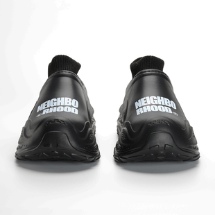 款 Neighbohood 增高厚底防滑冬季 加绒保暖棉鞋 NBHD潮牌包头博肯鞋