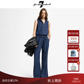 polo领轻薄柔软连身阔腿牛仔裤 宽松 Mankind25新品 无袖 For All