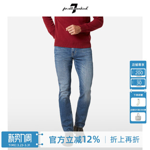 For 牛仔紧身裤 All 水洗舒适微弹长裤 Mankind男中腰紧身牛仔裤