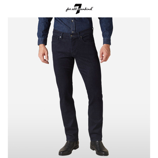 牛仔长裤 SLIM 舒适深靛蓝色水洗修身 Mankind男中腰修身 For All
