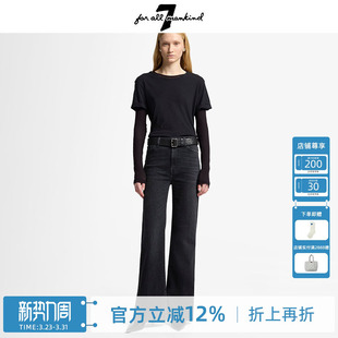 For 复古直筒慵懒阔腿牛仔裤 All 美式 子黑色显瘦 Mankind新款