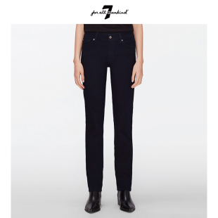 Mankind女春季 SLIM For 长裤 复古水洗直筒裤 高腰修身 All 牛仔裤
