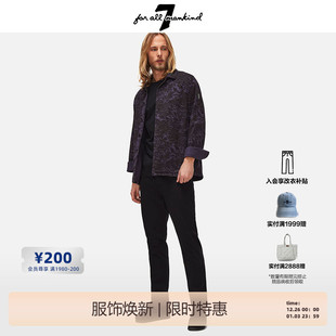 For 男士 All 2025新款 显瘦复古百搭显腿长 Mankind黑色休闲裤