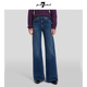 For 阔腿牛仔裤 All 高腰深蓝色水洗时尚 FLARE Mankind女春夏新品