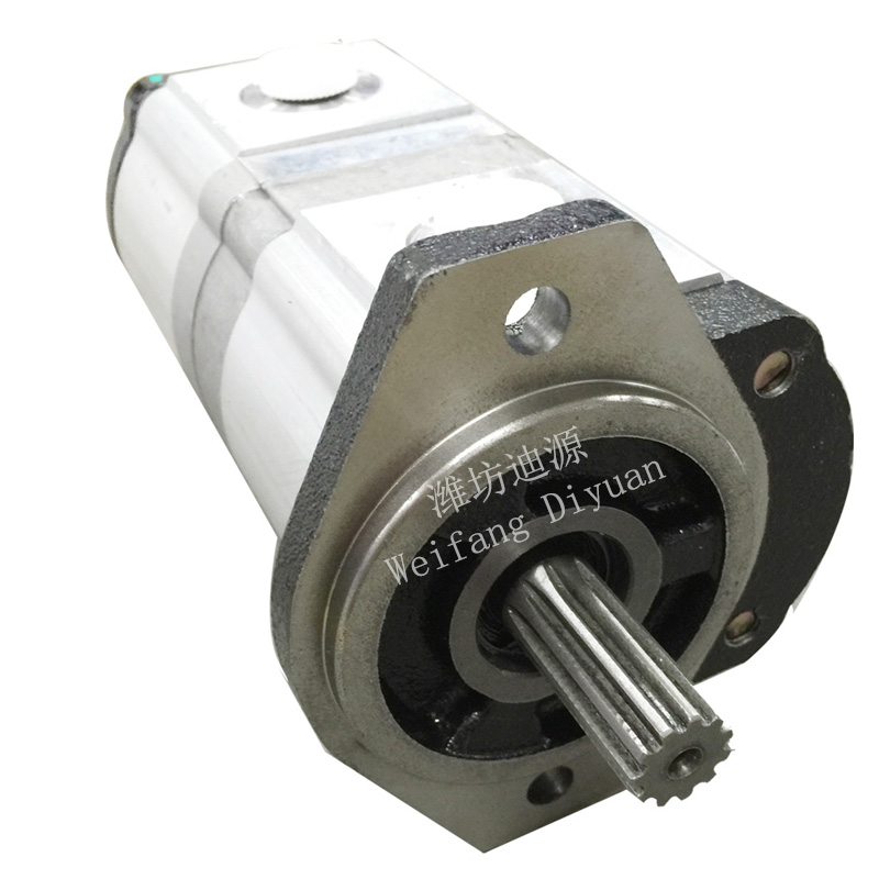 适配雷沃收割机玉米机配件双联泵