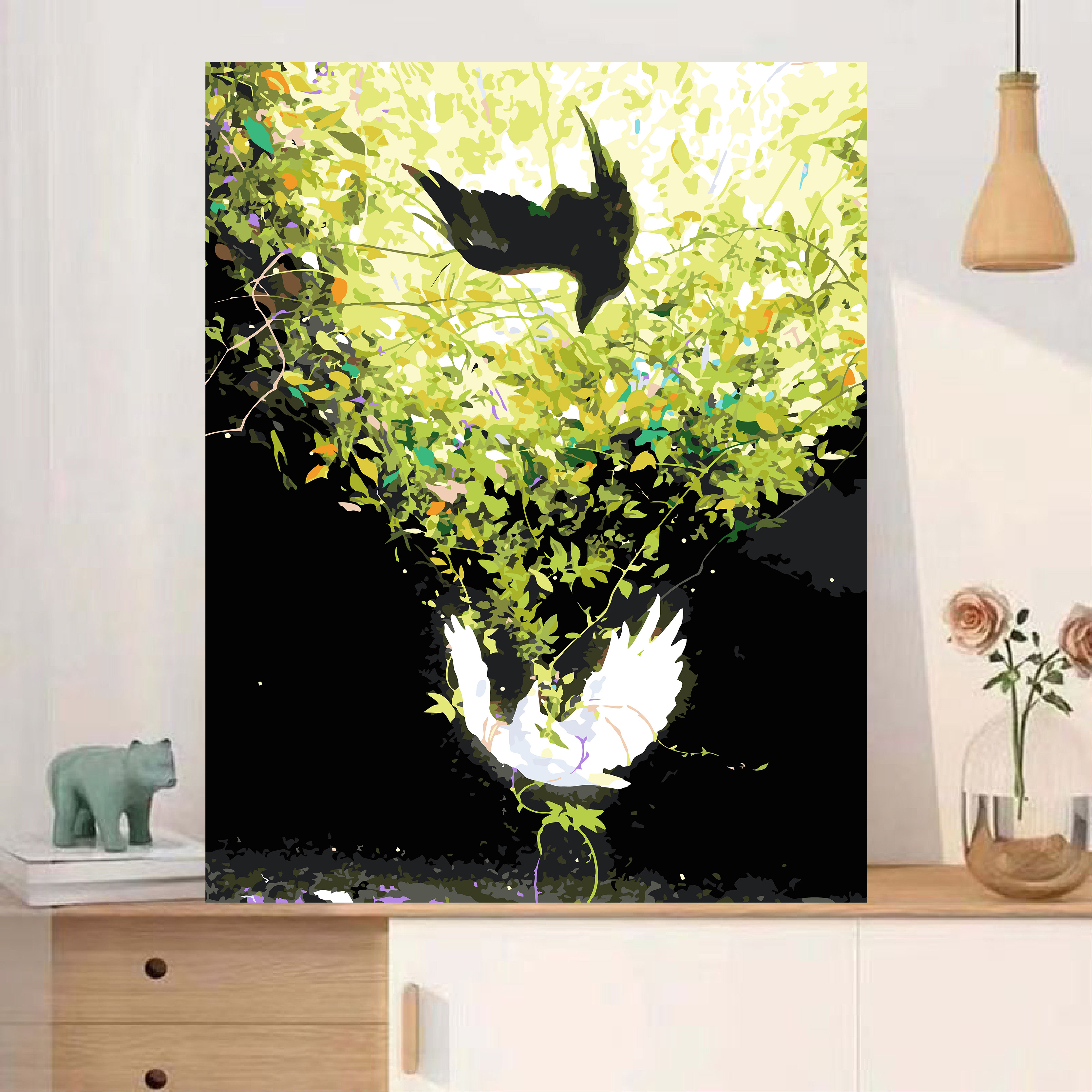 水墨江南diy数字油画手工填色