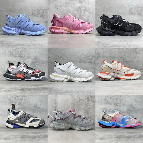 巴黎track原厂模具镂空老爹鞋