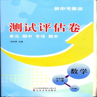 2025六三制9九年级全一册数学测试评估卷新中考集训山东美术出版 社配人教版