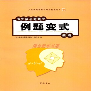 2024六三制数学7七年级上册例题变式训练配北师大版齐鲁书社