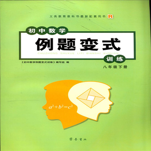 2025六三制初中数学例题变式8八年级下册配人教版齐鲁书社