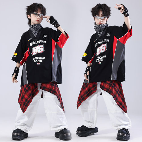 男女童嘻哈街舞演出服