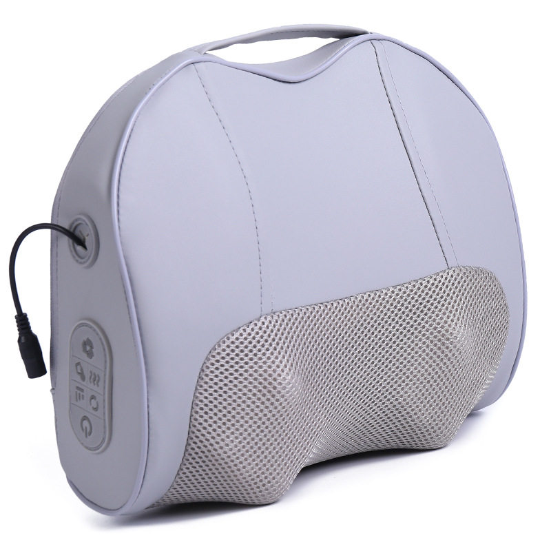 颈椎按摩器头部颈部按摩仪热敷腰椎腰部背部全身按摩枕头家用车载