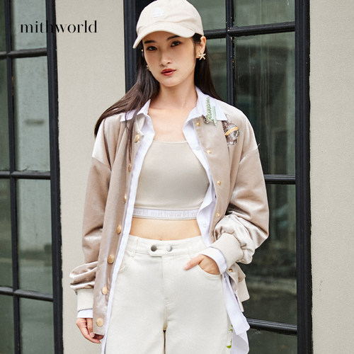 mithworld沵媞相遇狐图案外套