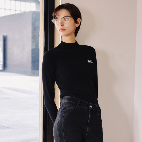 mithworld修身打底针织衫女士