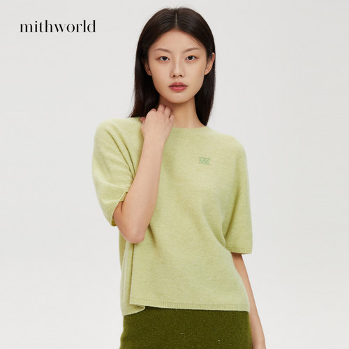 mithworld沵媞粉果羊毛衫