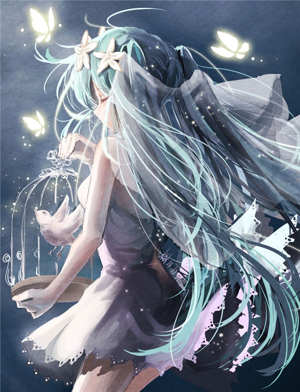 初音未来卡通动漫木质成人唯美300/500/1000/1500片d