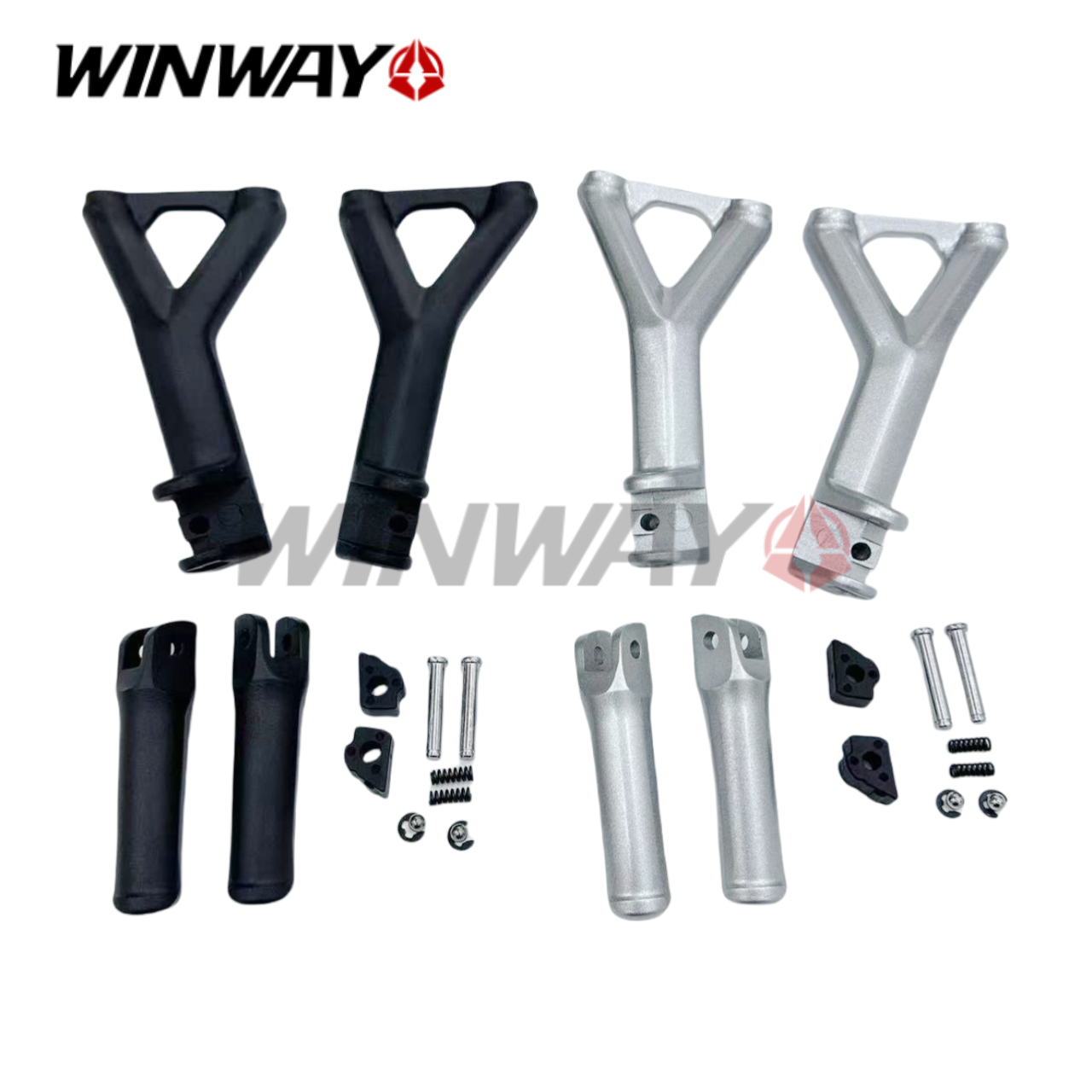 适用杜卡迪 街霸V4 V4S panigale V4 后脚踏支架总成 乘客小脚踏