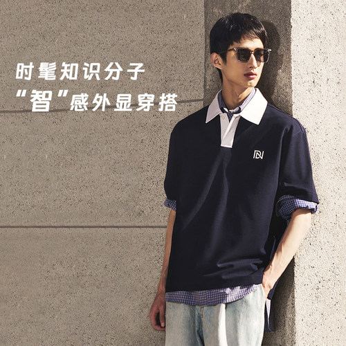 DN【告别黏腻呼吸感纯棉polo衫】