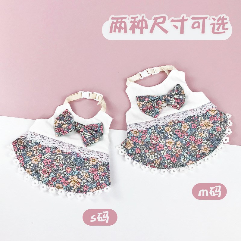 兔子衣服夏季宠物兔小型遛兔子牵引绳防挣脱外出背心式牵引绳服饰