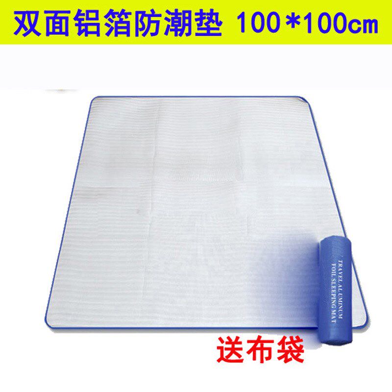户外防潮垫双人多人郊游野炊野餐垫草坪加厚双面铝箔防水垫3.5mm