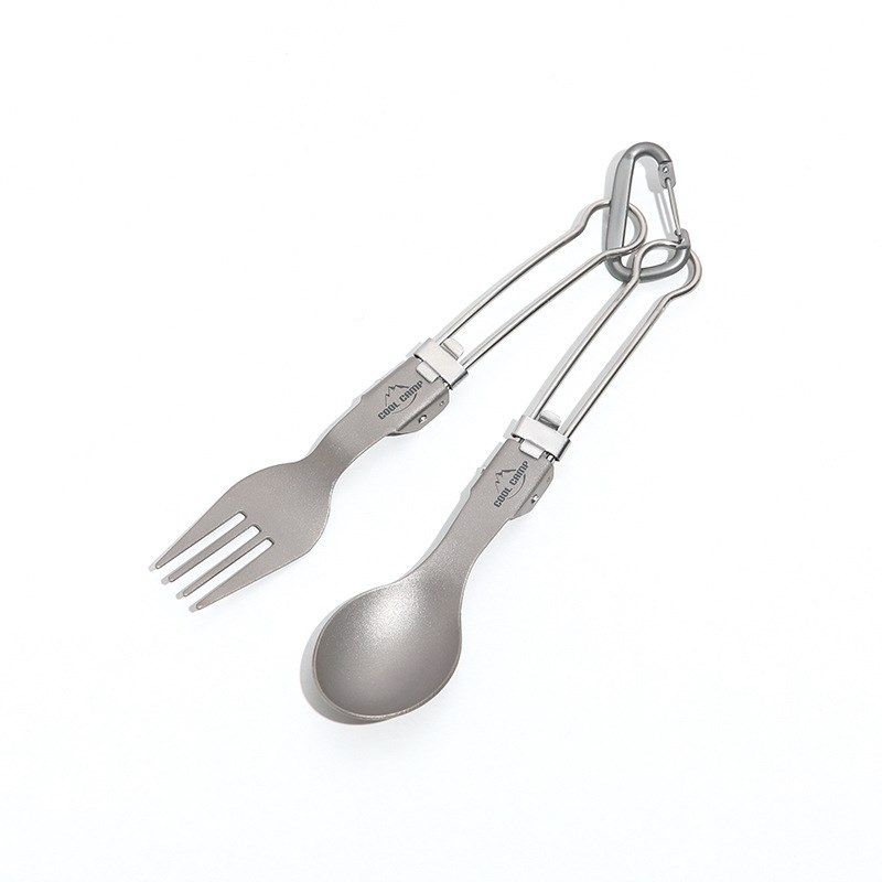 户外便携餐具纯钛折叠勺叉套装旅游餐勺餐叉超轻登山野餐露营用品,运动/瑜伽/健身/球迷用品,其他运动护具,淘宝优惠券,粉丝福利购,淘宝优惠卷