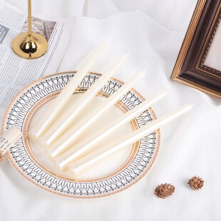 创意欧式小众彩色长杆蜡烛 无烟不流泪火漆浪漫婚礼布置蜡烛