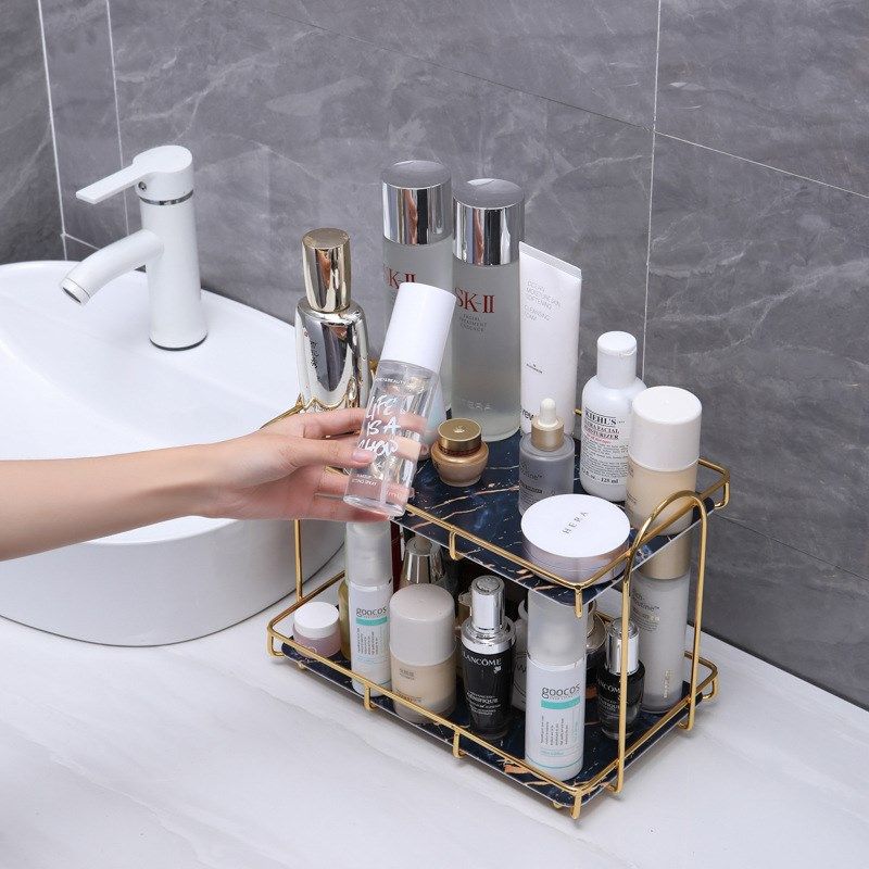 ins风浴室架卫生间收纳架桌面整理架化妆品架家用卫浴架落地,家装主材,卫浴置物架,淘宝优惠券,粉丝福利购,淘宝优惠卷