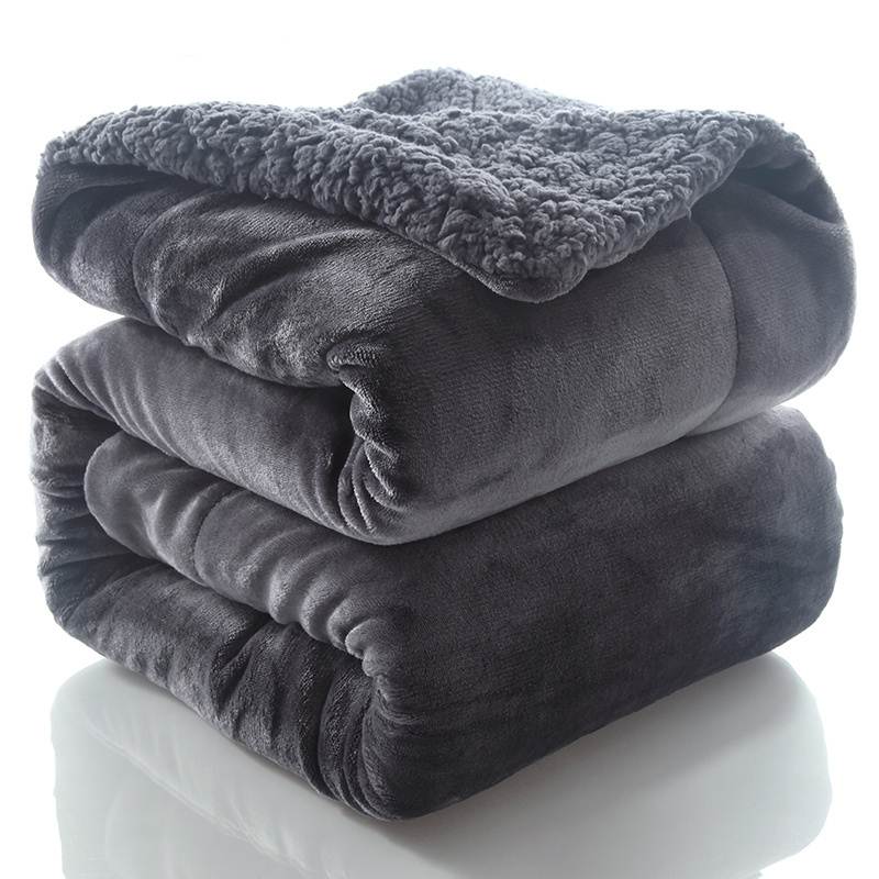 Lamb cashmere Luxury Blanket Throw warm soft Cozy Plush 毯