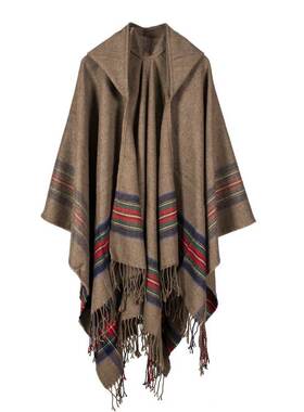 Scarf Women Shawl cloak 旅行度假空调戴帽披肩斗篷保暖外套男女