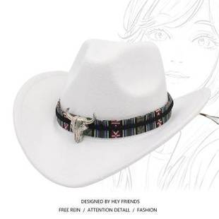 men and women's hat western cowboy jazz sun hat 西部牛仔
