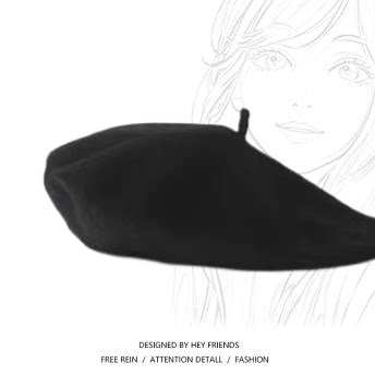 Men Women Unisex Breathable Pure Wool Beret Hats Caps Specia