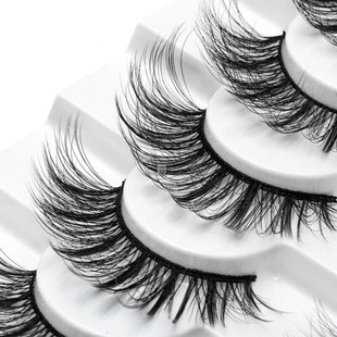 2/5/8 Pairs lashes Natural long 3D Faux Mink Eyelashes Thick