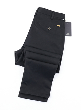 【抗菌棉质】25九牧王新款正品秋季男士微弹直筒休闲裤JB1A74223